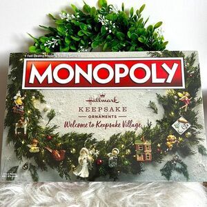 Hallmark Keepsake Ornaments Monopoly Game Welcome to Keepsake Village Christmas